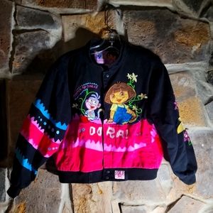 Dora the explorer jh design jean jacket